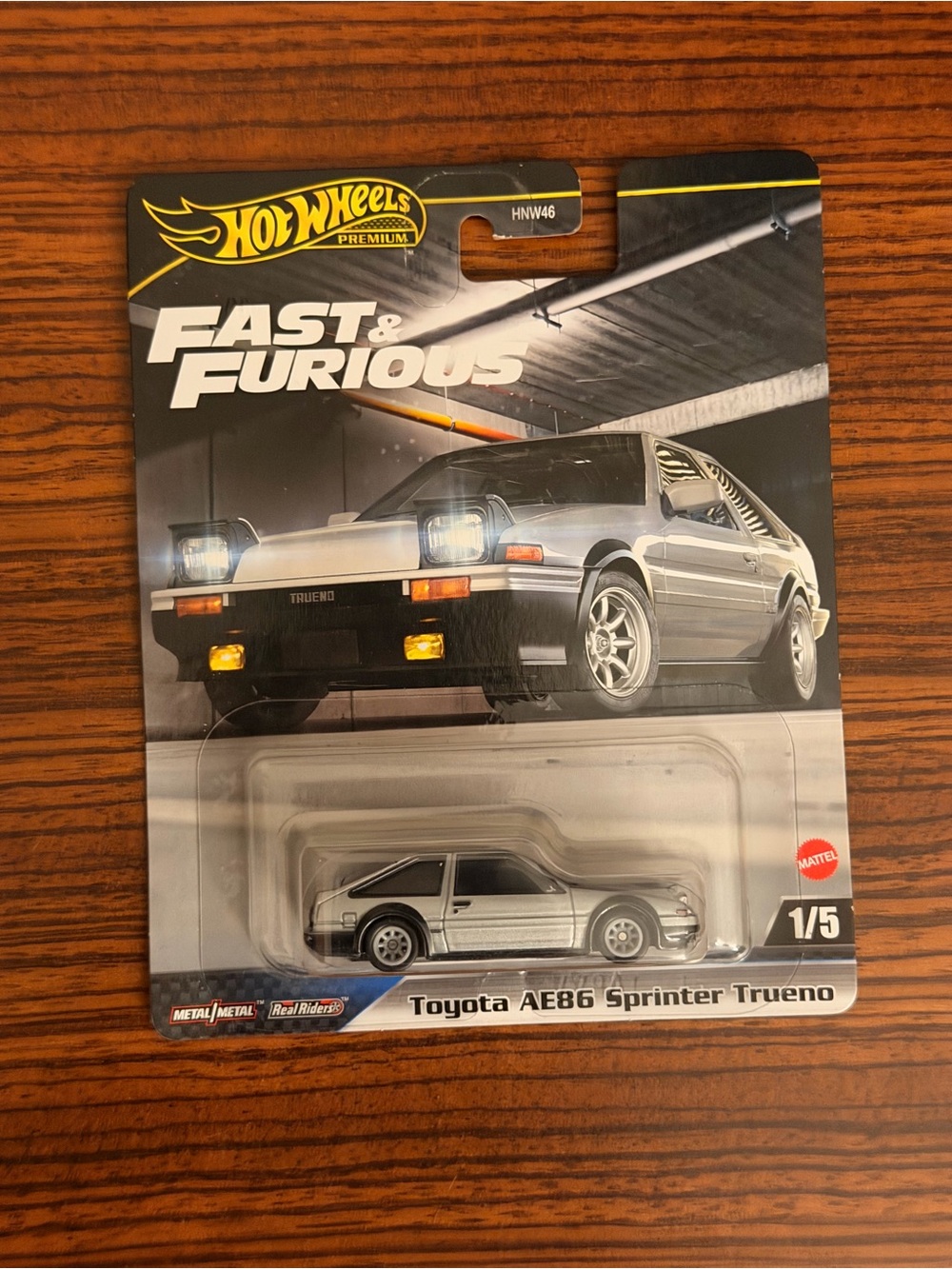 Hot Wheels Fast & Furious Toyota AE86 Sprinter Trueno - Silver